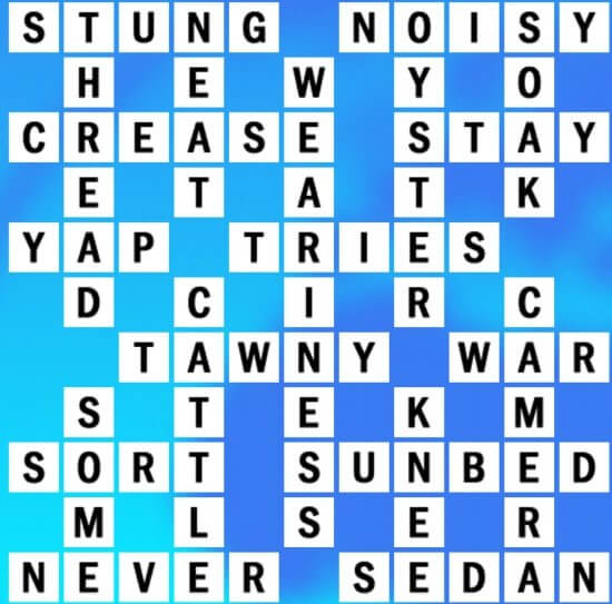 audacity crossword clue