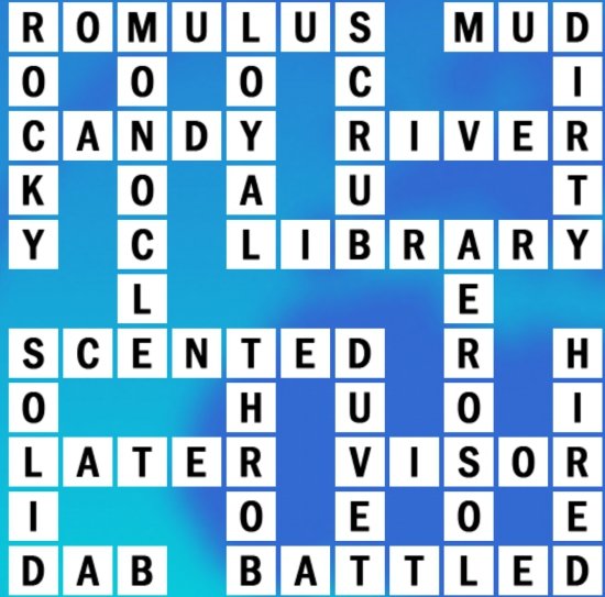 B-1 World Biggest Crossword Answer