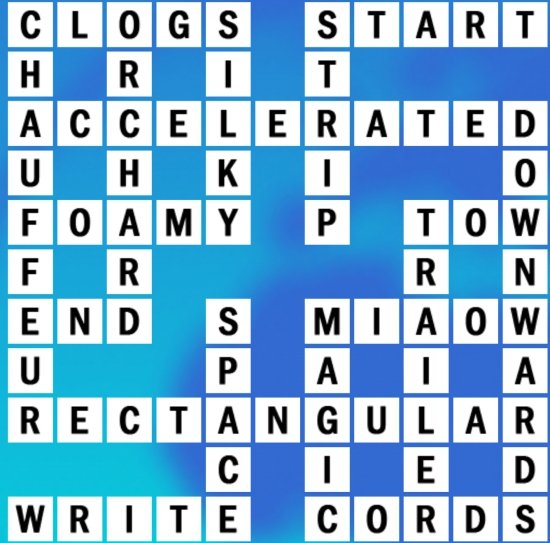B-15 World Biggest Crossword Answer