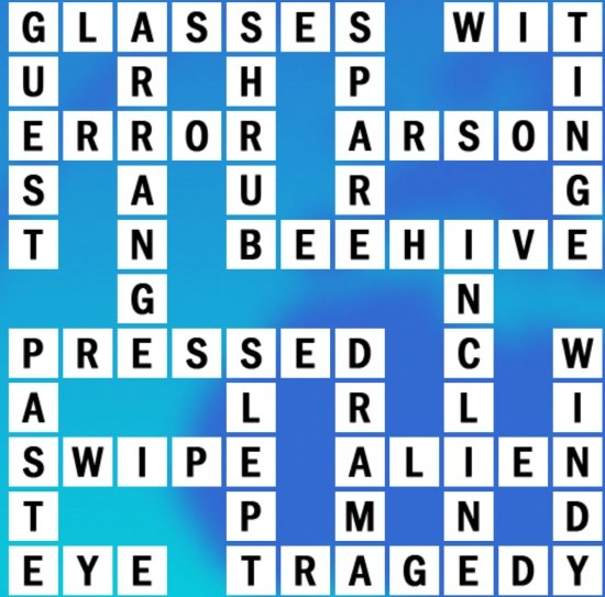 B-18 World Biggest Crossword Answer