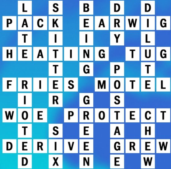 B-6 World Biggest Crossword Answer