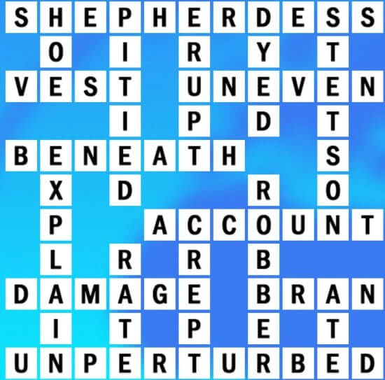 C-19 World Biggest Crossword Answer