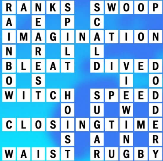 C-3 World Biggest Crossword Answer