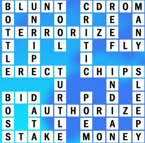 C-8 World Biggest Crossword Answer
