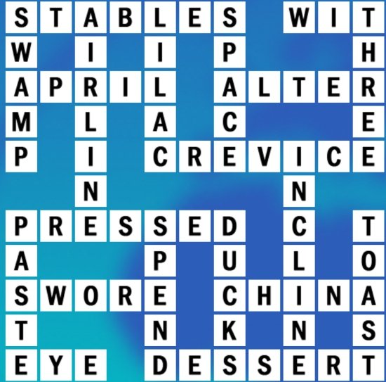 D-5 World Biggest Crossword Answer
