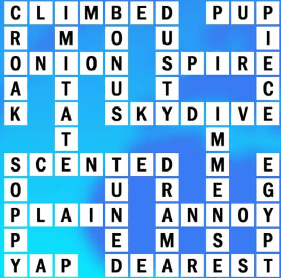 Jumps On A Scale Crossword Clue