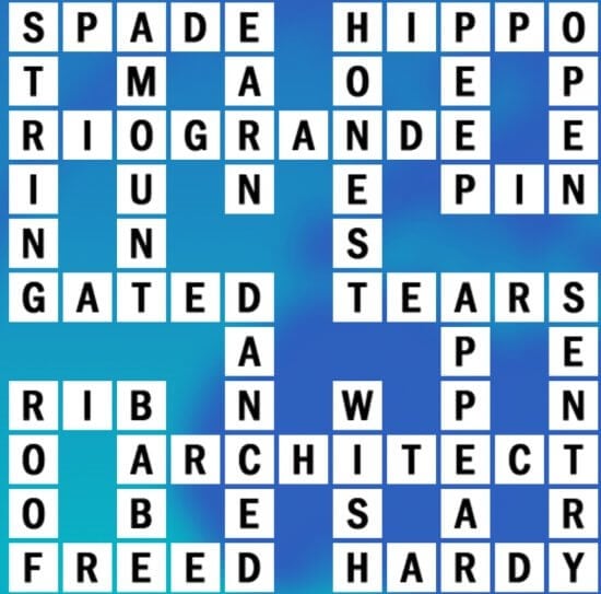H-8 World Biggest Crossword Answer