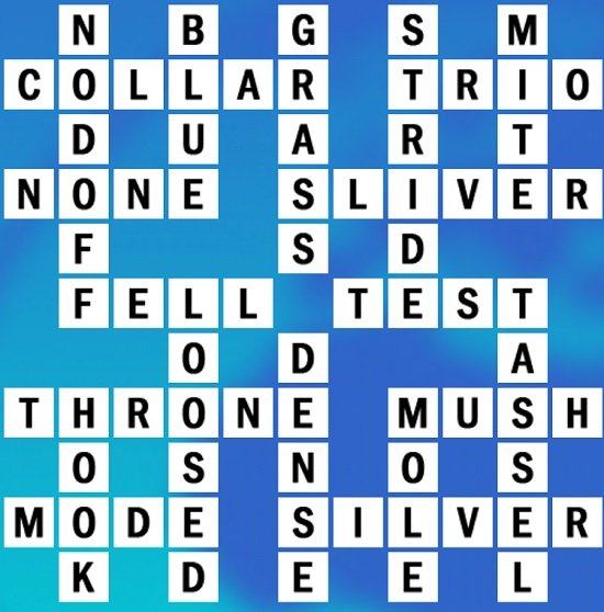 Grid I 7 Answers World #39 s Biggest Crossword