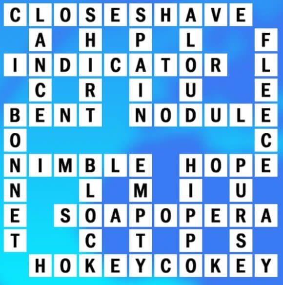 sporty nimble crossword