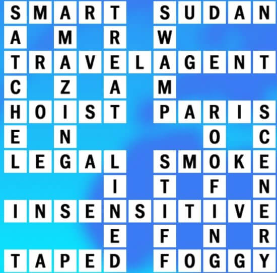 L-4 World Biggest Crossword Answer