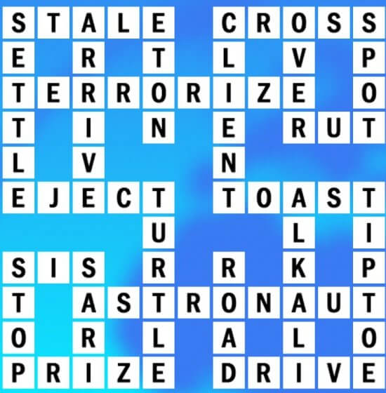 P-18 World Biggest Crossword Answer