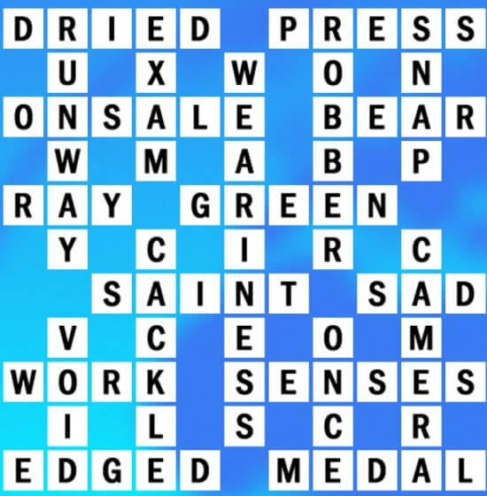 P 4 World Biggest Crossword Answer 