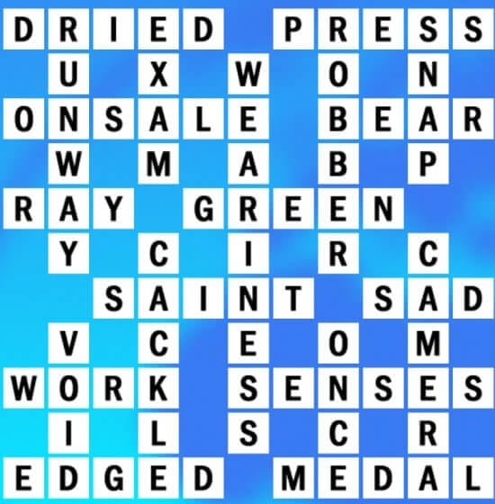 P 4 World Biggest Crossword Answer 