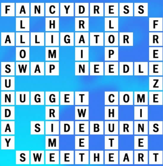 P-6 World Biggest Crossword Answer
