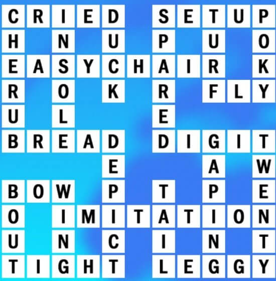 P-8 World Biggest Crossword Answer