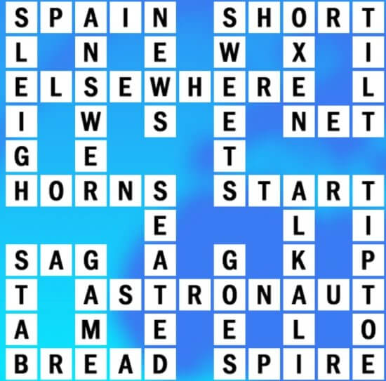 paint the town red crossword clue