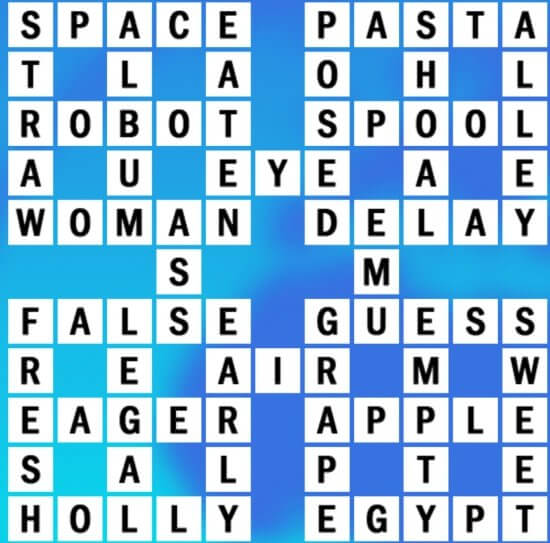 S-19 World Biggest Crossword Answer
