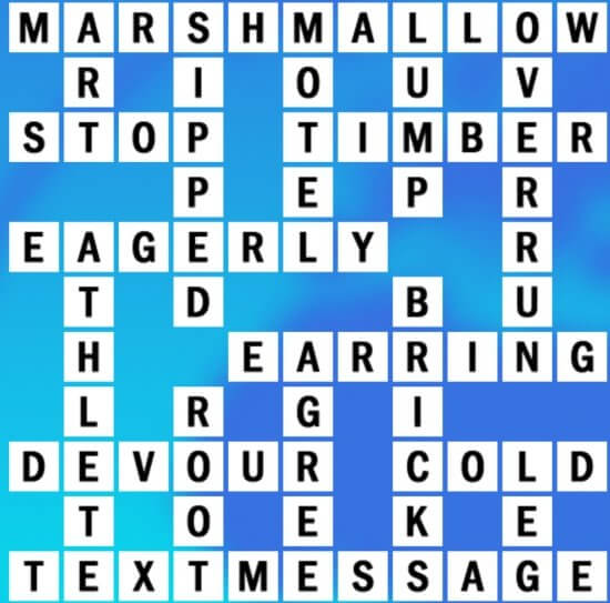 S-7 World Biggest Crossword Answer
