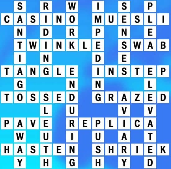 hasten or go quickly crossword